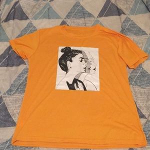 Yellow graphic T-shirt